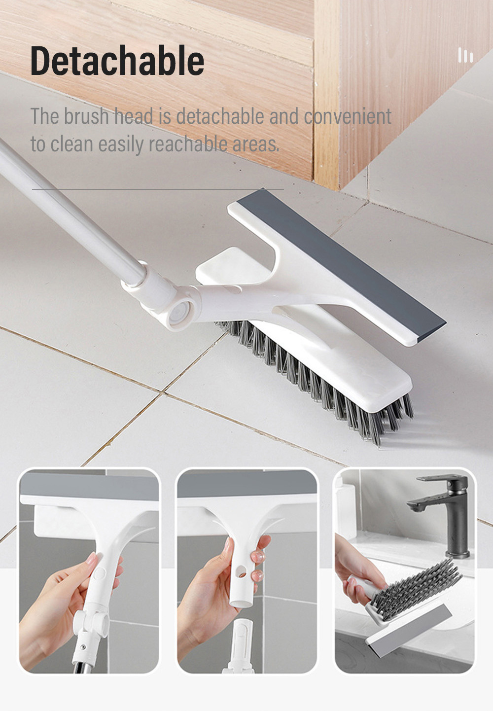 Telescopic Double-sided Floor Brush-6